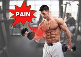 pain after bicep curls try this