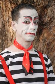 makeup expression clown circus street