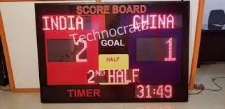 Football scoreboards and timing systems. Led Football Scoreboard Shape Rectangle Rs 2500 Square Feet Alpha Technocratz Products Id 15055740655