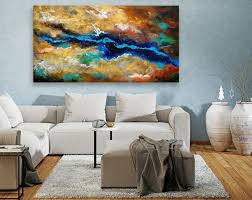 Abstract Canvas Art Large Painting On