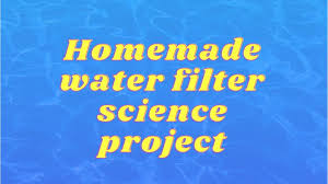 homemade water filter science project