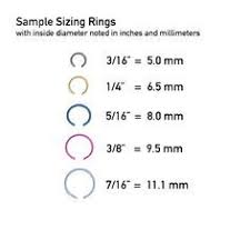 Nose Ring Size Chart With Reference To Cool Wedding Supplies