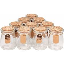 Glass Jars With Cork Lids Wedding