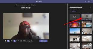 background in microsoft teams