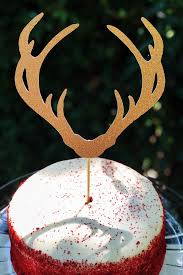 Cheap themed birthdays, buy quality hunting cake topper directly from china hunting deer suppliers: Hunting Cake Toppers Antler Cake Topper Deer Antlers Home Garden Greeting Cards Party Supply