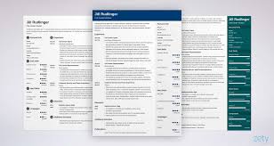 Resume Examples Of Good Cv Templates Free Best How To