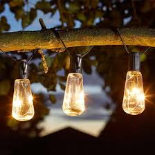 Vintage Lightbulb Solar String Lights
