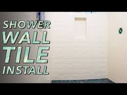 How To Install Tile On Shower Wall With