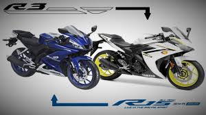 new yamaha yzf r15 v3 and yzf r3 abs