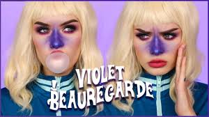 violet beauregarde halloween makeup