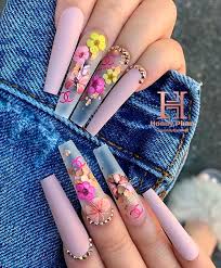 Nails are long and have a trendy matte finish. Cute Spring Long Coffin Nails Ideas Of 2020 Stylish Belles