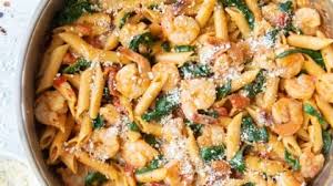 shrimp and spinach pasta easy one pot