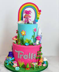 Trolls Birthday Cake gambar png