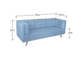 entawak sofa blue colour three