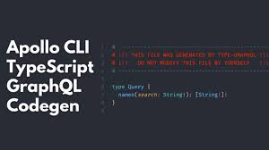 apollo cli typescript graphql codegen