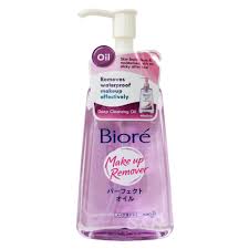 biore deep cleansing oil makeup remover