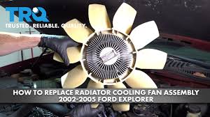 how to replace radiator cooling fan