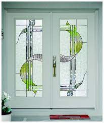 Modern Stained Or Leaded Glass Doors