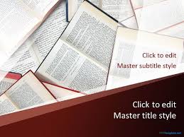Free Books Research Ppt Template