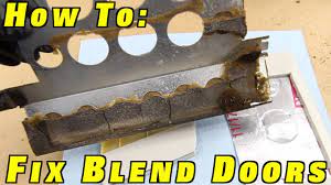 How To Fix Blend Doors ~ Install a Heater Core and Reseal The HVAC Box -  YouTube