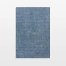baxter blue wool area rug 9 x12