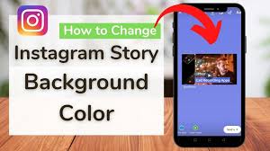 change insram story background color