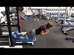 the floor glute ham raise with bands