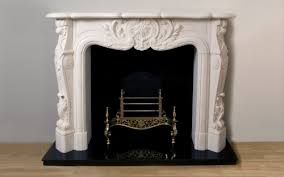 Louis Pompadour Marble Fireplace