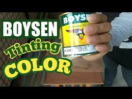 How To Use Boysen Tinting Color You