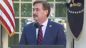 Republican donor and pillow salesman mike lindell, an ally of outgoing us president donald trump who has pushed baseless accusations of fraud in the 2020 election, was photographed at the white house friday with documents floating the possibility of declaring martial law in the final days of. Mypillow Founder Mike Lindell At White House Coronavirus Briefing Tells People To Pray During Crisis Fox News