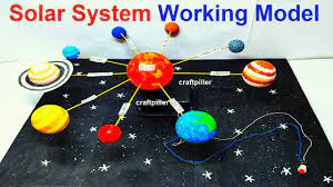 solar system working model making for