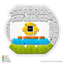 Mississippi Coast Coliseum 2019 Seating Chart