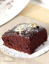 chocolate cake recipe eggless with