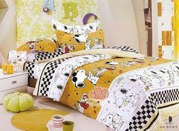 Snoopy Bedding Bedding Sets Brown