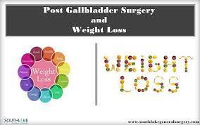 weight loss post gallbladder surgery