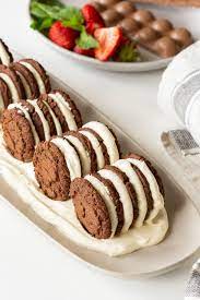 Chocolate Ripple Biscuit Cake Recipe gambar png
