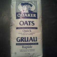 calories in quaker quick oats 3 5 min