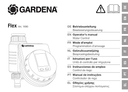 gardena flex operator s manual pdf