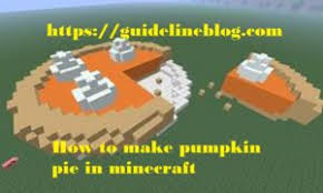 You can craft food items in minecraft such as apple, carrot, potato. How To Make Pumpkin Pie In Minecraft With Pictures