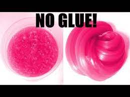 If the slime sticks to your hands , add more contact lens solution and knead it into the slime. How To Make Slime Without Glue Or Any Activator No Borax No Glue Youtube Slime With Out Glue How To Make Slime Slime
