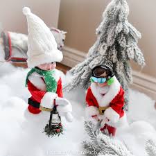 elf on the shelf oh christmas tree