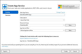 Fill in the required information and make sure to change the type to web app. Azure App Service And Web Apps