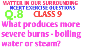What produces more severe burns - boiling water or steam? | DARSHAN CLASSES  - YouTube