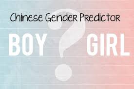 Chinese Gender Predictor Daymoms Com