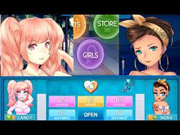 HuniePop 2 Double Date - Candace and Nora doing Business at the Marina -  YouTube