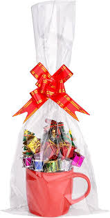 large cellophane gift bags