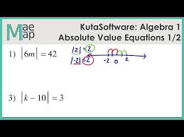 Kuta Algebra 1 Absolute Value