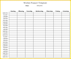Download Weekly Sat Sun Excel Calendar Schedule Template Monday To