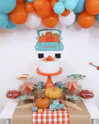 our little pumpkin first birthday party