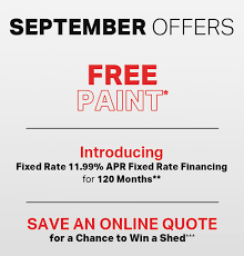 get special offers tuff shed
